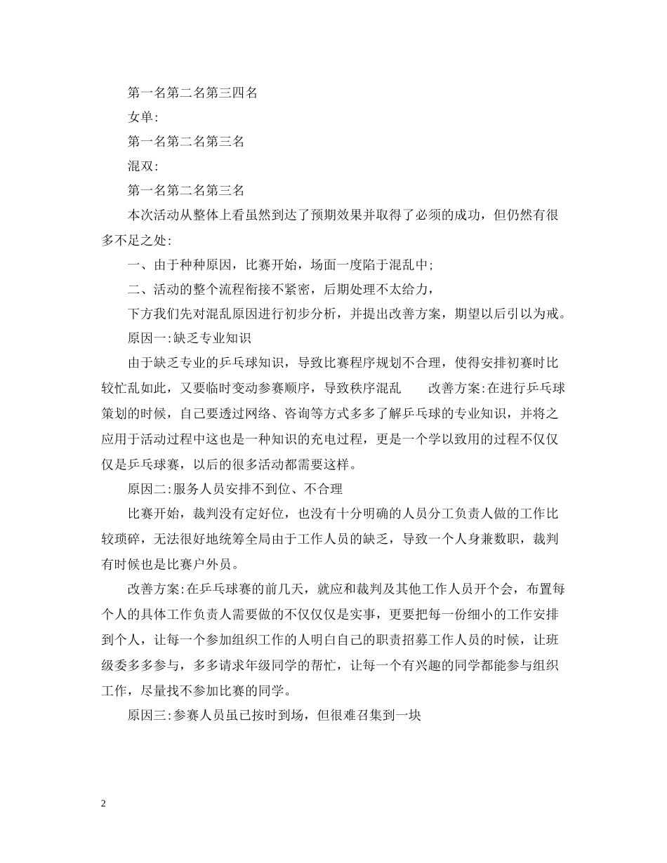乒乓球比赛个人总结_第2页