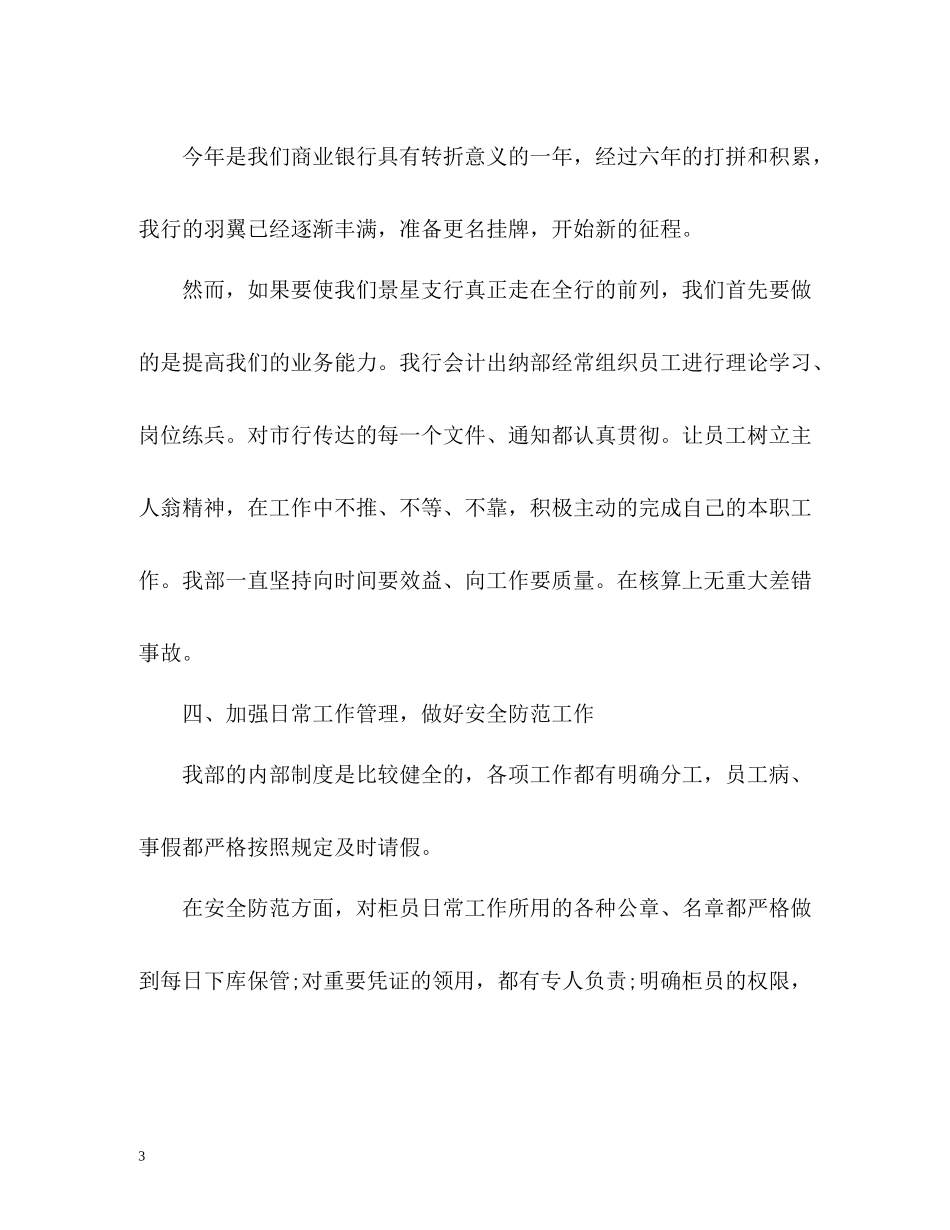 新出纳年度工作总结_第3页