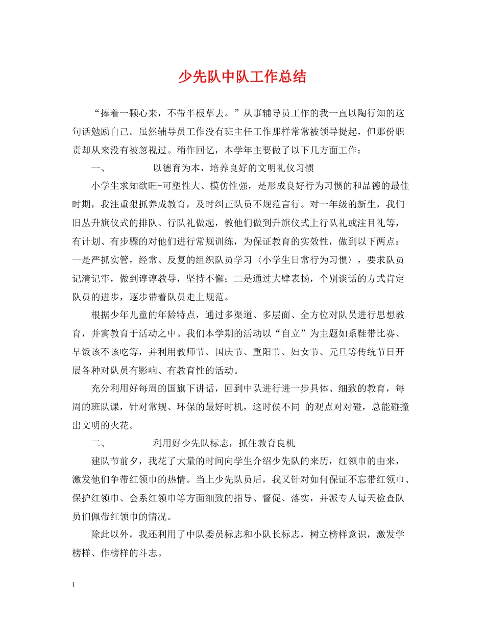 少先队中队工作总结2_第1页