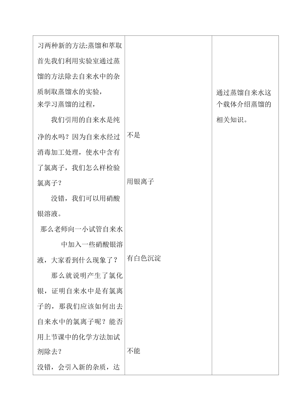 蒸馏与萃取 教案_第3页