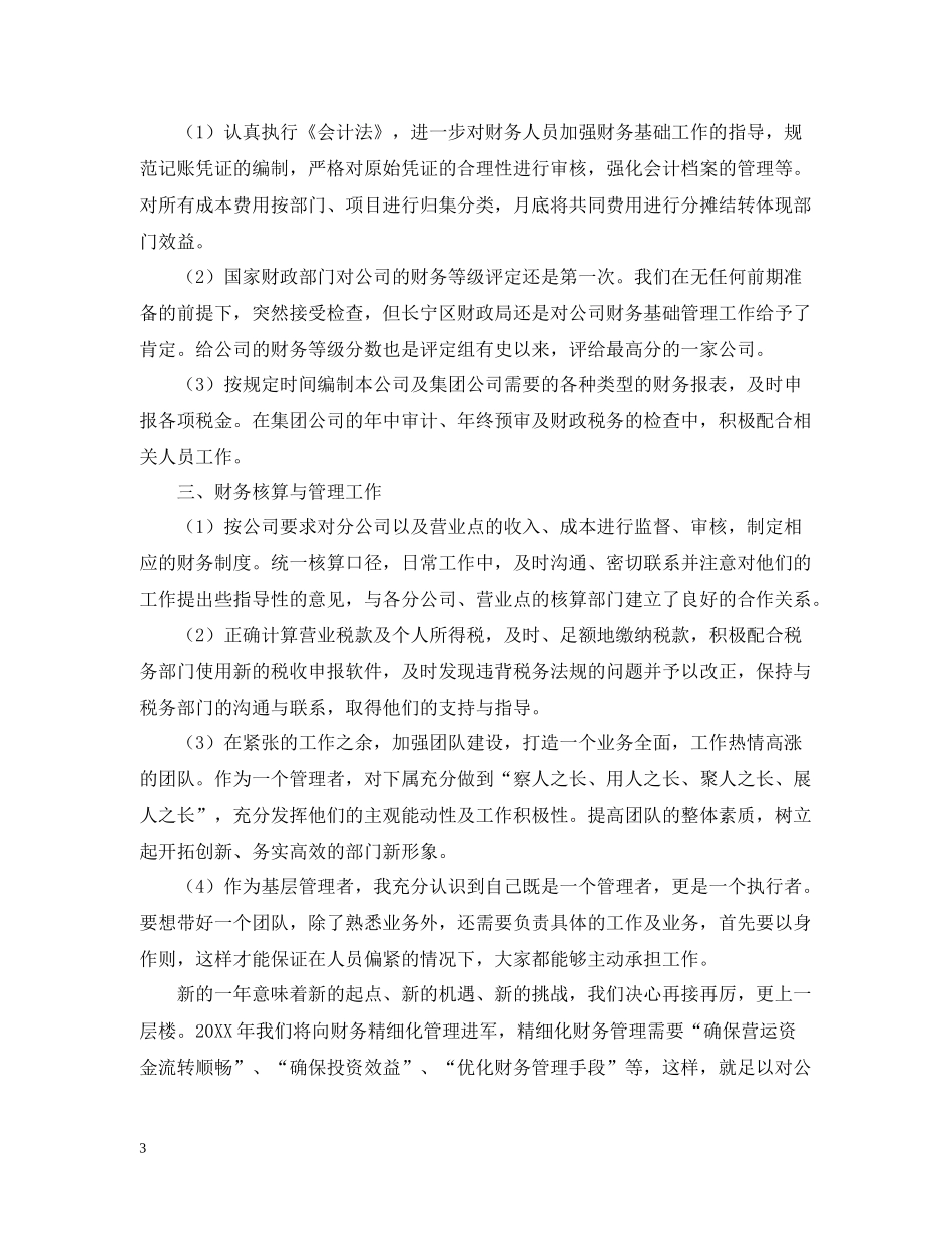 2020年终财务总结范文六篇_第3页
