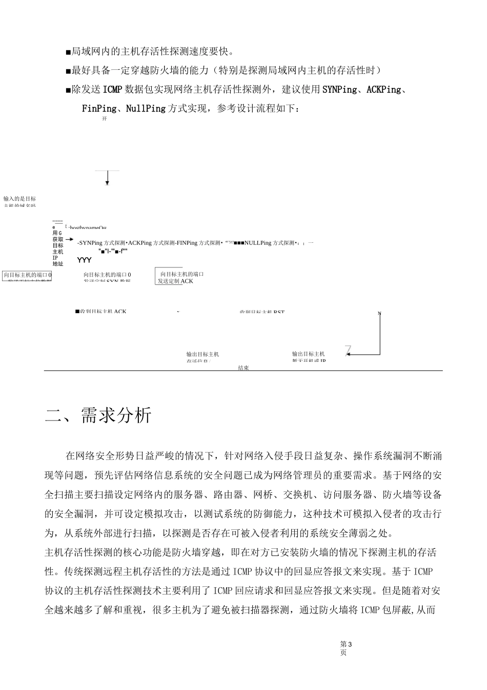 主机存活性探测系统设计报告汇总_第3页