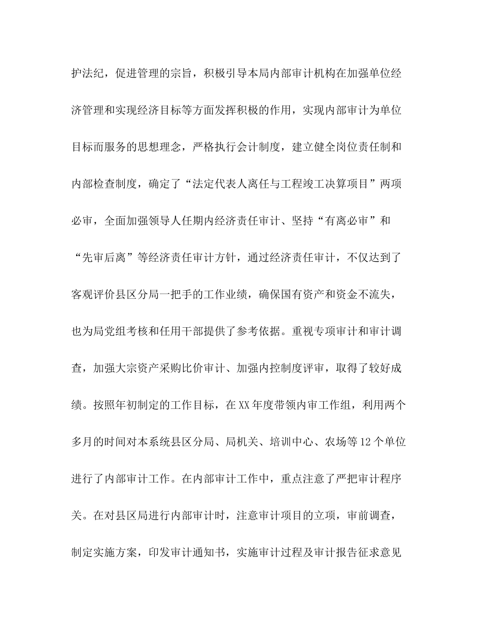 审计工作个人工作总结_第3页