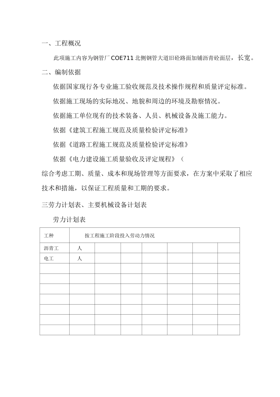 @旧砼路面加铺沥青砼面层施工方案_第3页