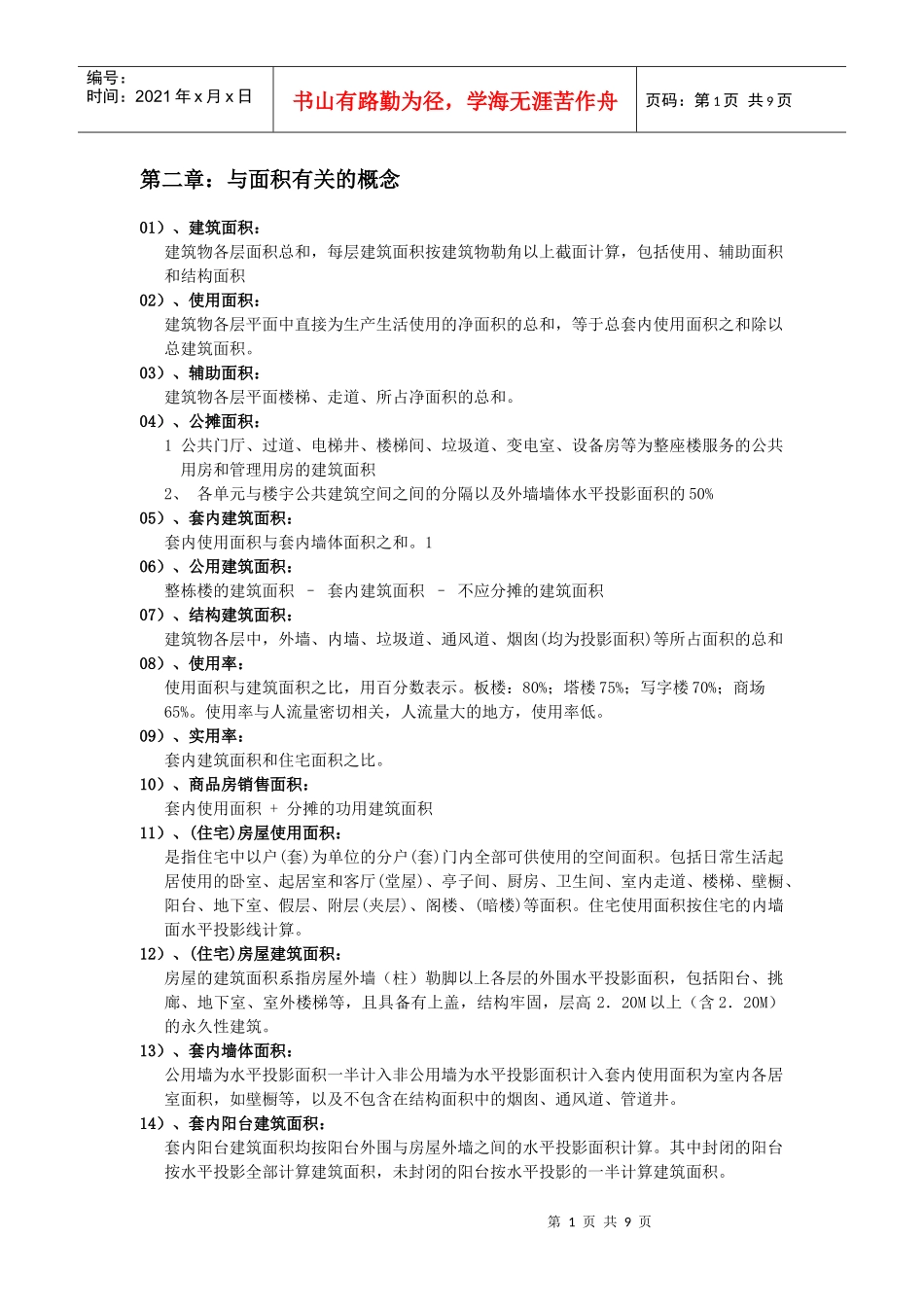 房地产相关术语总_第1页