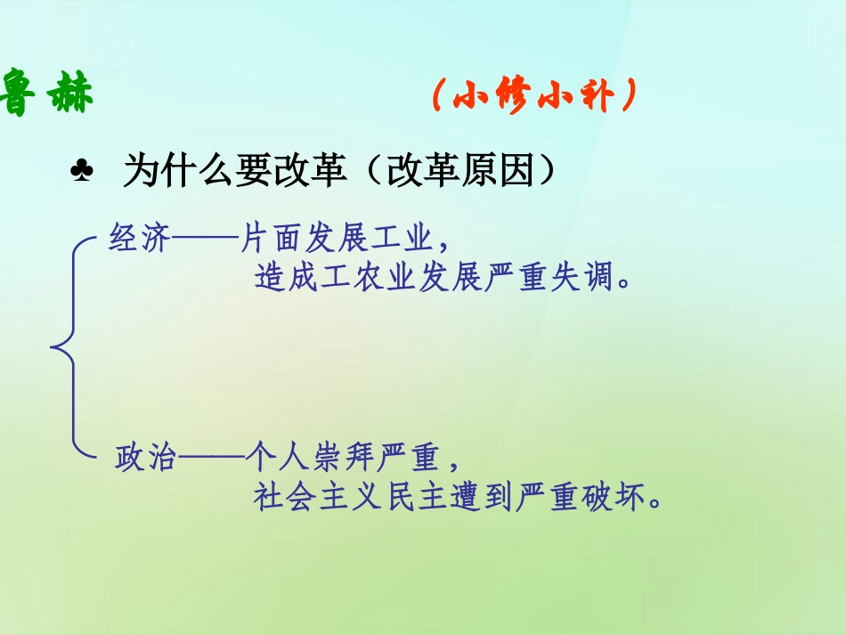 山东省单县希望初级中学九年级历史下册3.12苏东的艰难探索课件北师大版_第3页