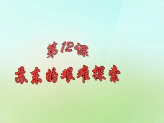 山东省单县希望初级中学九年级历史下册3.12苏东的艰难探索课件北师大版