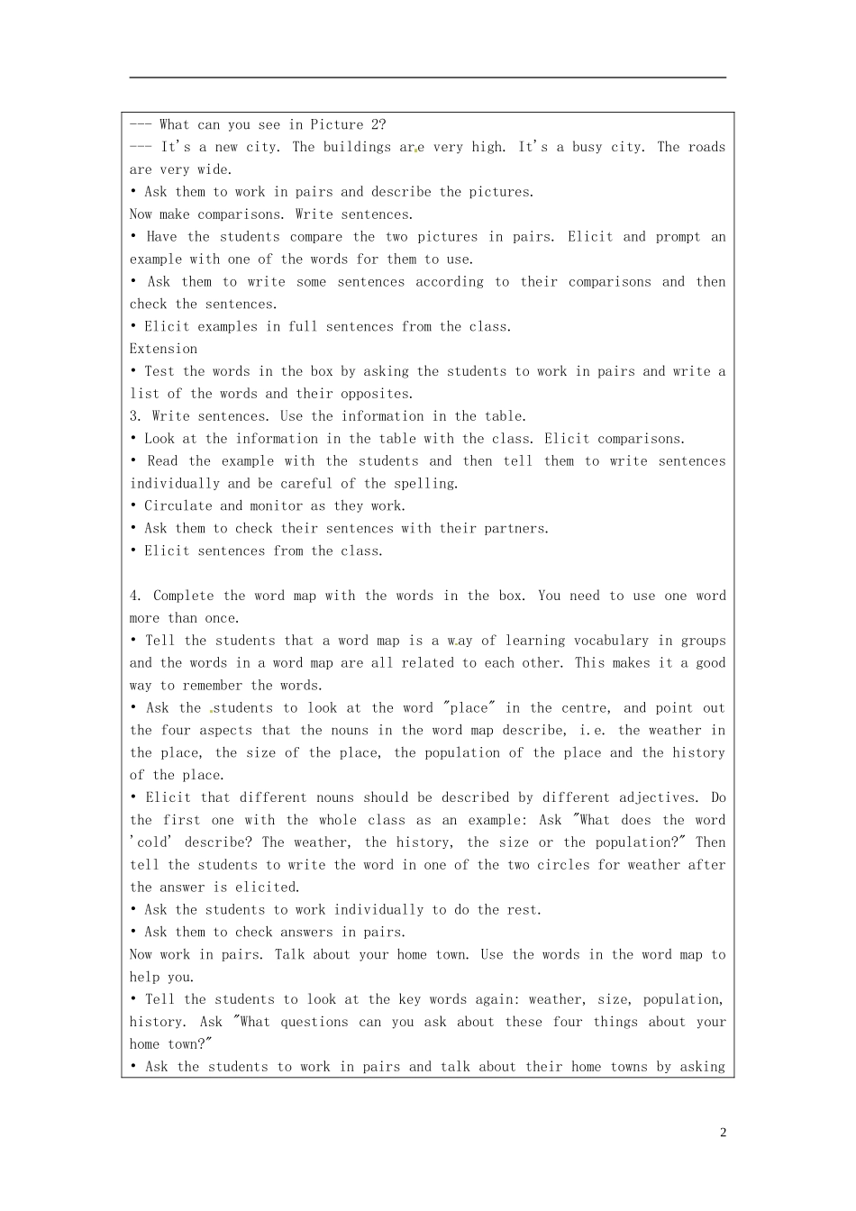 广东署山市顺德区江义初级中学八年级英语上册Module2Unit3Languageinuse教案新版外研版_第2页