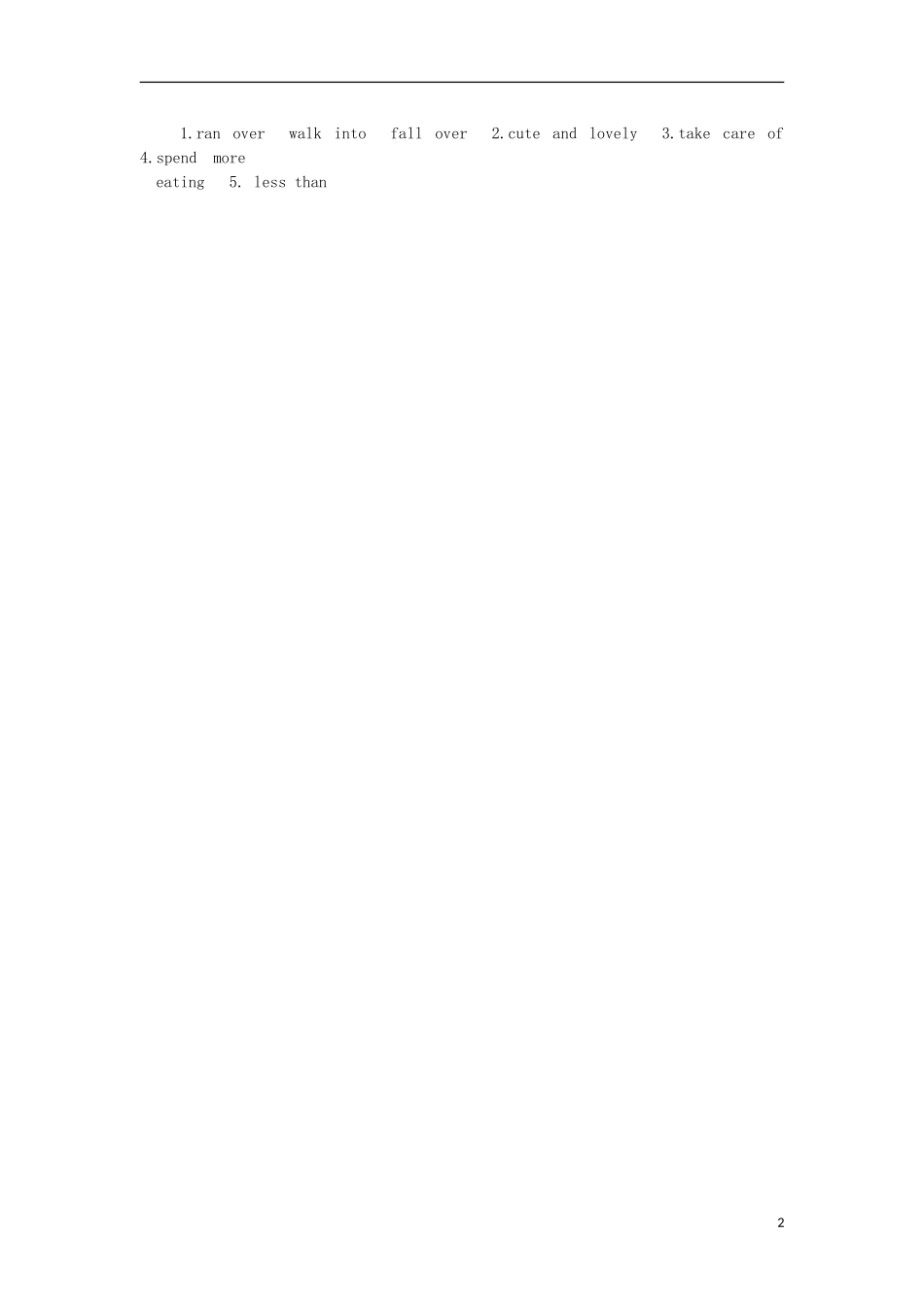 金识源2015秋八年级英语上册Unit5what’sthehighestmountainintheworld？第5课时习题鲁教版五四制_第2页