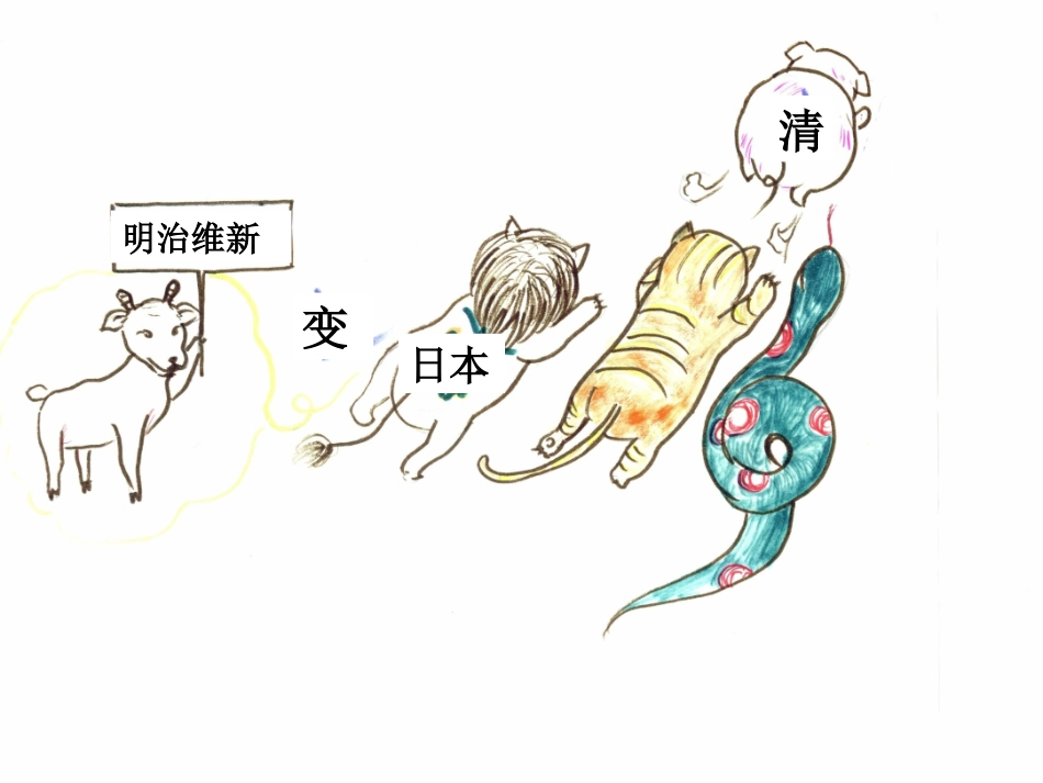 广东署山市顺德区江义初级中学八年级历史上册第3课甲午中日战争课件北师大版_第2页
