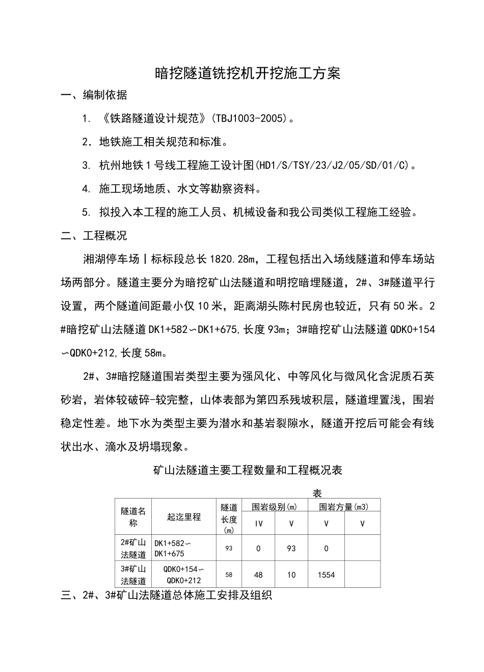洗挖机开挖施工方案_第1页