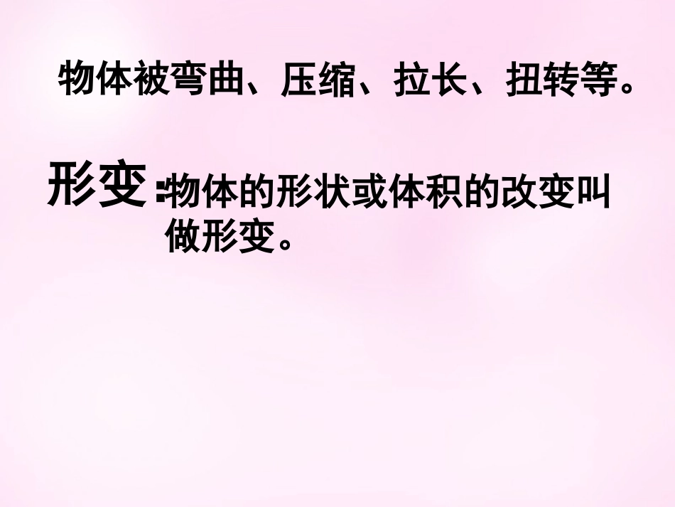 江西省永丰中学高中物理3.2弹力课件新人教版必修1_第3页