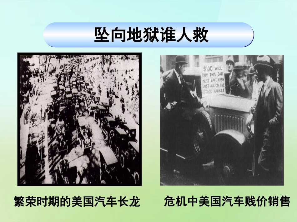 山东省青州市九年级历史下册第4课经济大危机课件新人教版_第3页