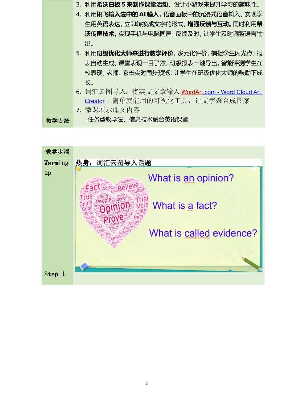 教学设计Book2Unit1Usinglanguage_第2页