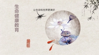 生命健康教育主题班会