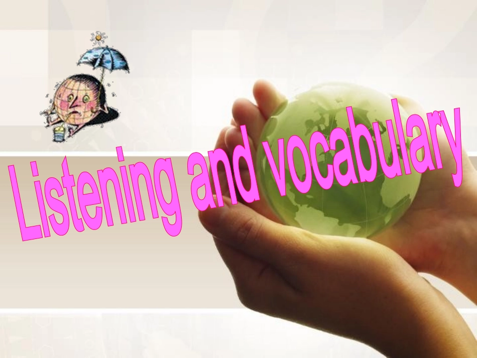 外研版Book3Module4ListeningandvocabularyPPT_第3页