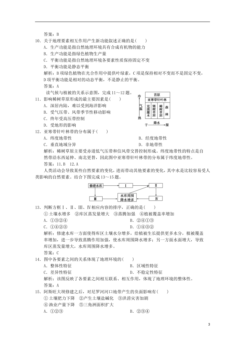 2013高中地理总复习 1-5-1巩固落实 新人教版_第3页