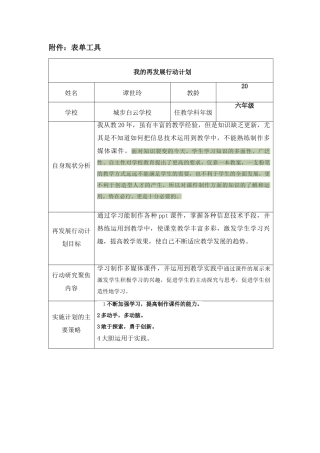 再发展行动计划