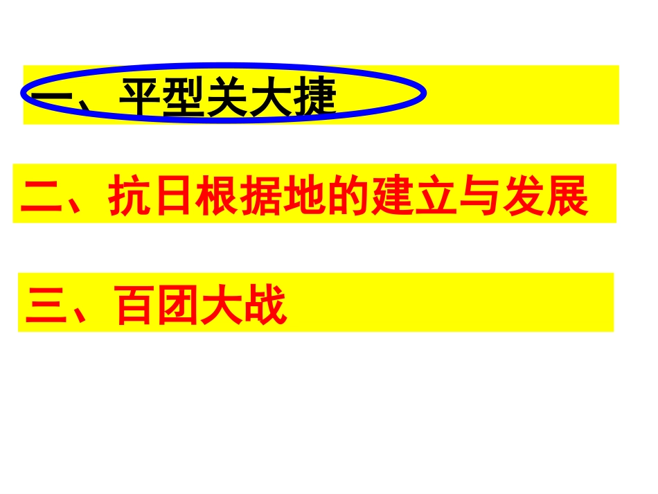 部编人教版八年级上历史课件第21课-敌后战场的抗战(共31张PPT)_第3页