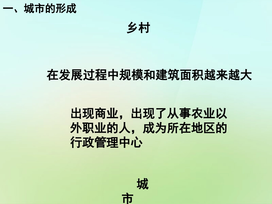 浙江省乐清市育英寄宿学校七年级历史与社会上册1.2城市聚落课件人教版_第3页