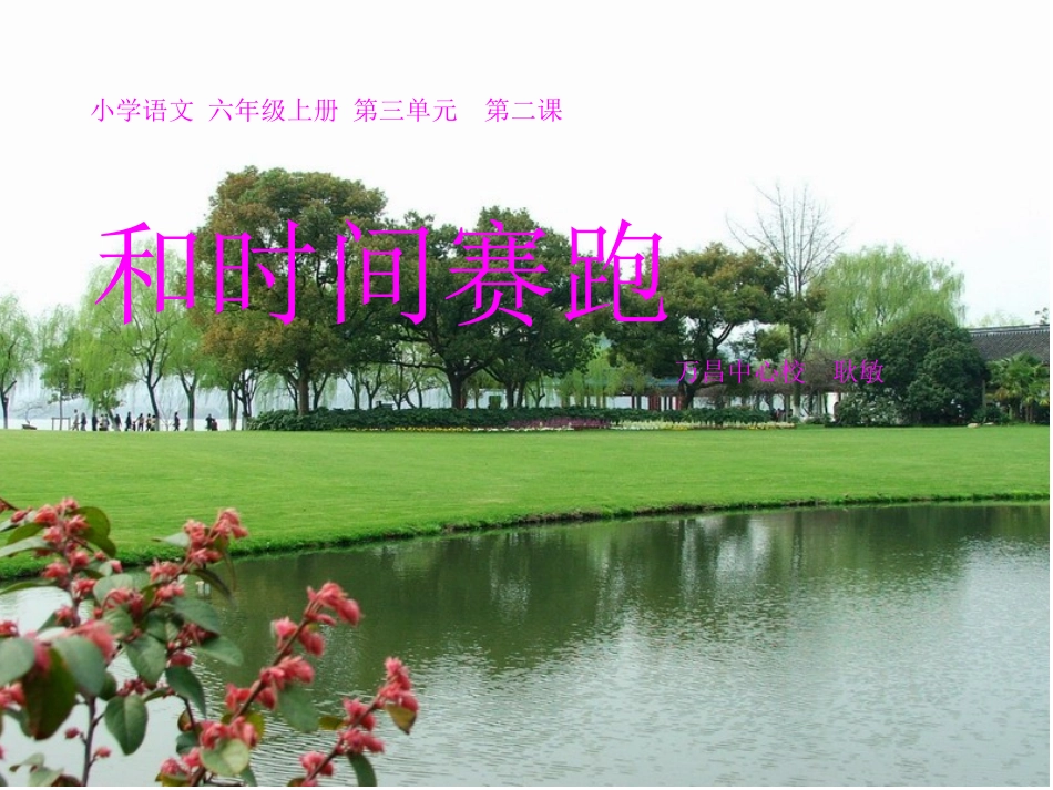 六年上册第三单元第二课写字PPT_第1页