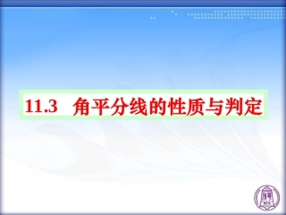 角的平分线的性质 (2)