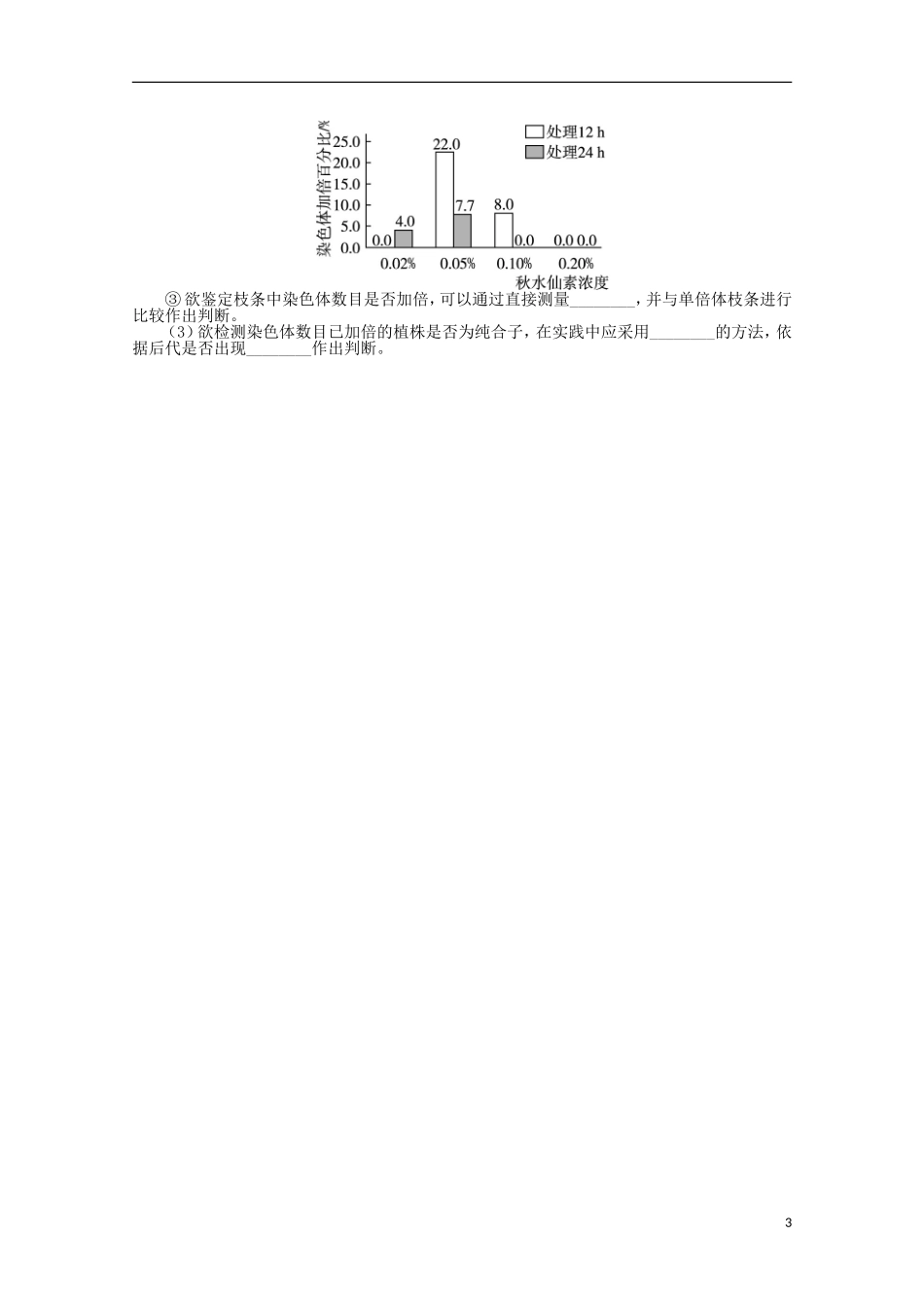 （通用版）2013年高考生物二轮复习 专题五 变异、育种、进化专题升级训练卷_第3页