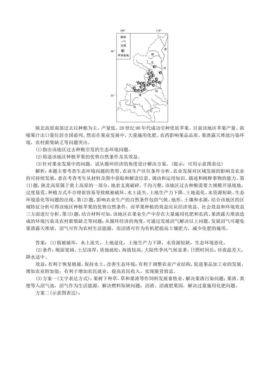 2016高考地理第一轮总复习真题备选题库第十三章区域生态建设_第2页