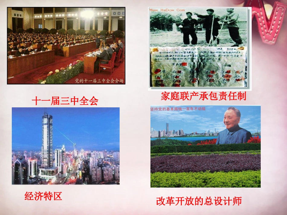 八年级历史下册第10课建设有中国特色社会主义课件新人教版_第3页