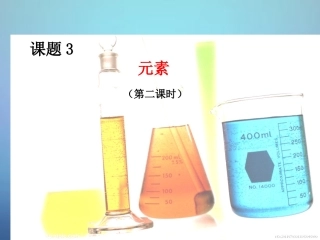 广东省河源市南开实验学校九年级化学上册3.3元素第2课时课件新版新人教版