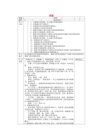 河北省迁安一中高中地理12两极学案无答案新人教版必修3