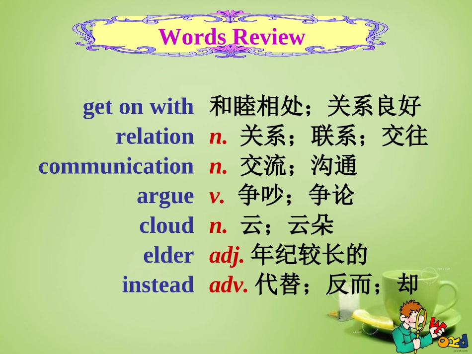 山东省淄博市周村区萌水中学八年级英语上册Unit2Whydon'tyoutalktoourparentsSectionA2课件新版鲁教版五四制_第2页