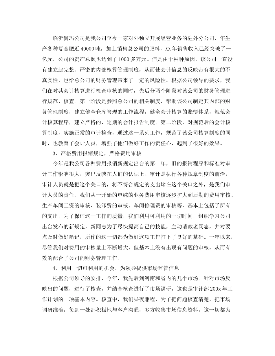 审计科工作总结_第2页