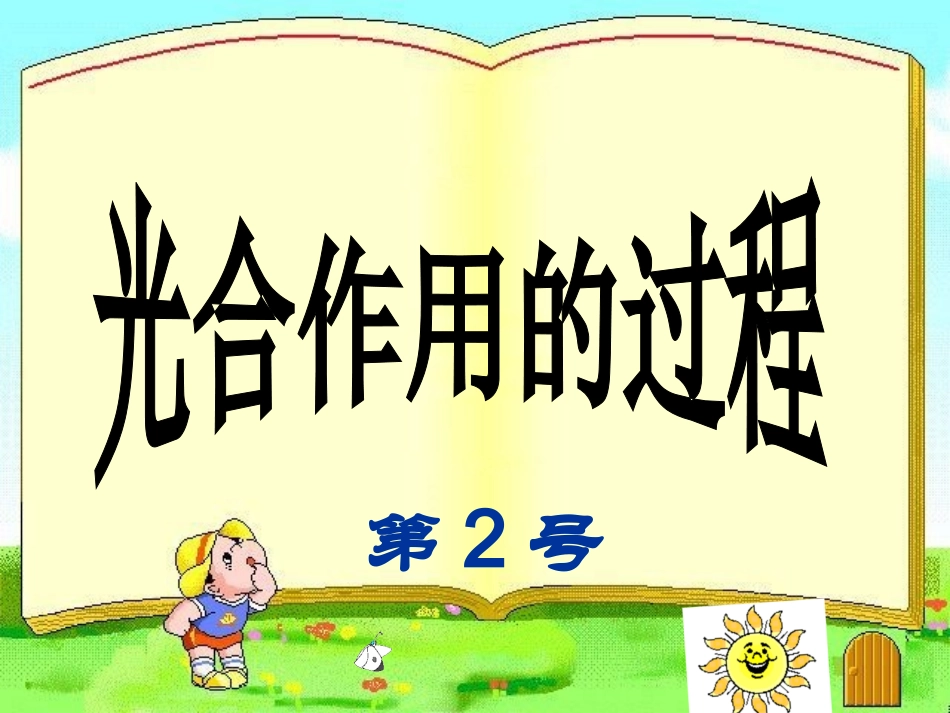 光合作用的过程第2号_第1页