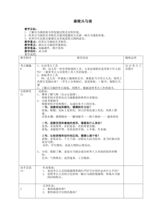 第6课__秦陵兵马俑__教学设计