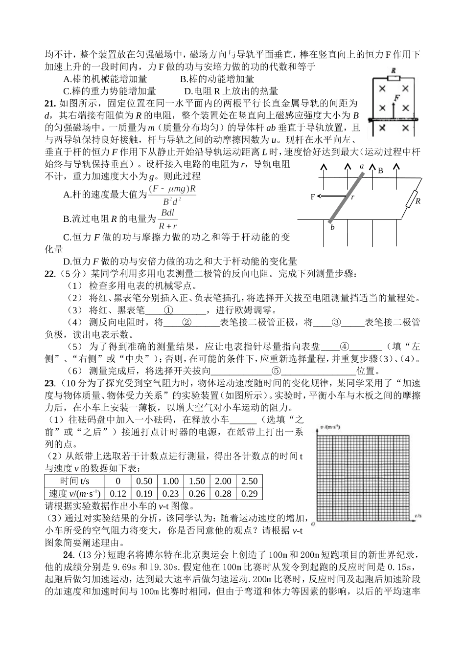 2012理综测试3_第2页