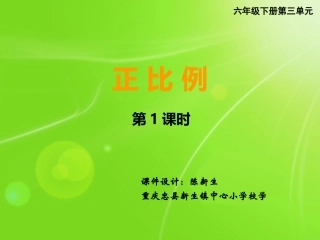 正比例的意义 (2)