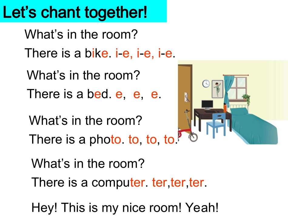 PEP版五年级上册Unit5Thereisabigbed_第2页