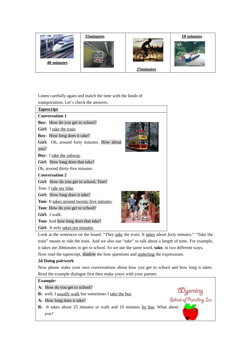 七年级下册unit3教学设计_第3页