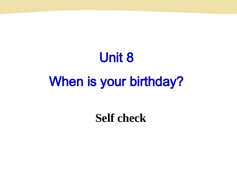 七年级英语上册Unit8Selfcheck_第2页