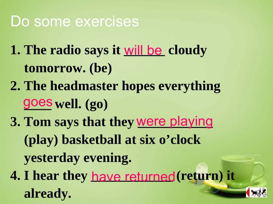 广东省梅州市梅江区实验中学中考英语宾语从句练习复习课件人教新目标版_第1页