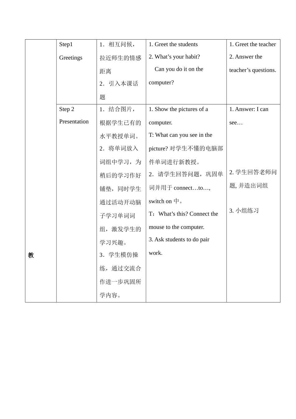 外研版七年级上册Module7Unit1_第2页