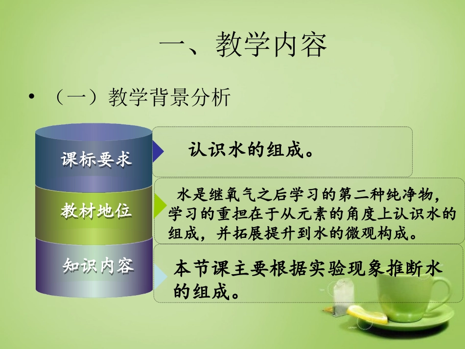 北京市和平北路学校中考化学水的组成复习课件2_第3页