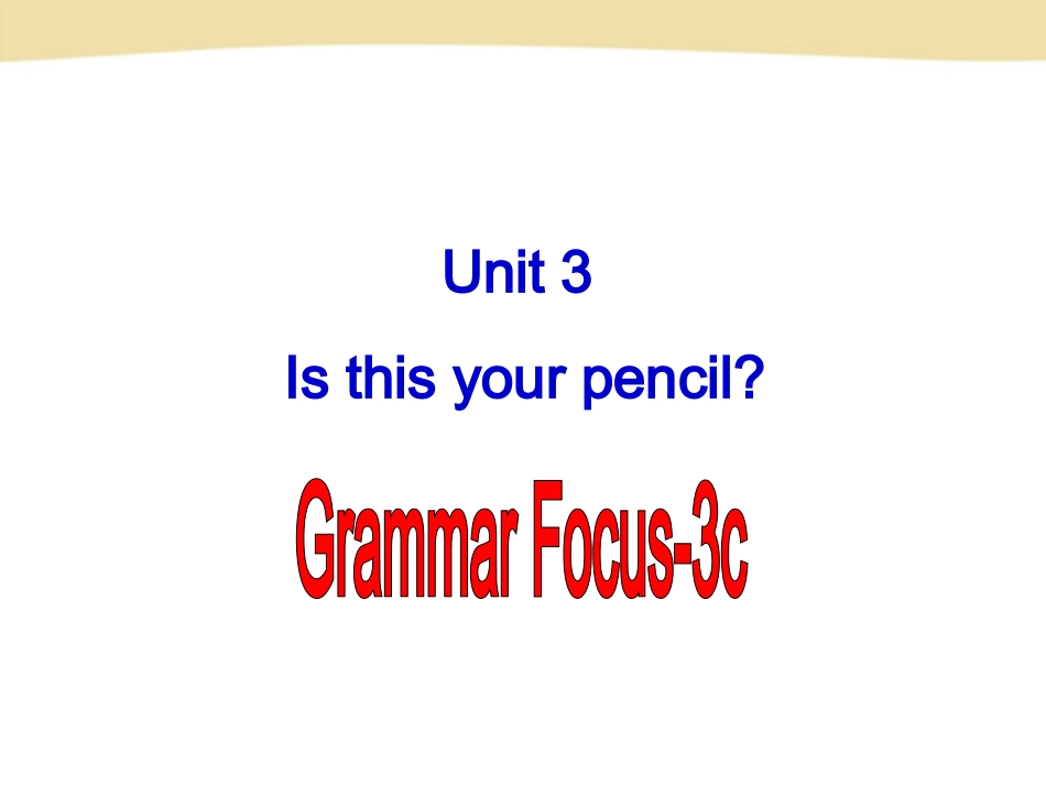 七年级英语上册Unit3SectionA-2_第2页