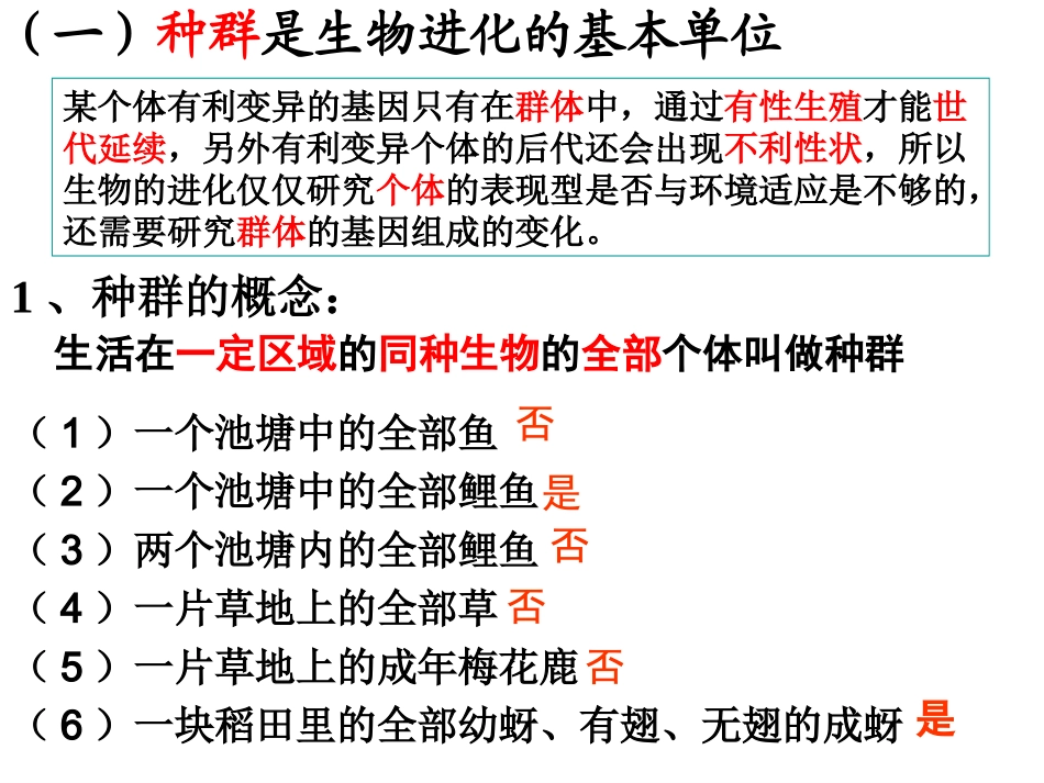 现代生物进化理论的主要内容_第3页