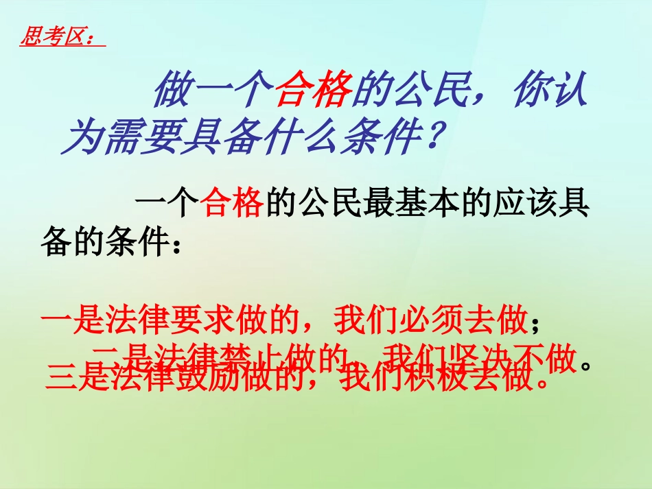 浙江省宁波市慈城中学八年级政治下册1.2.2忠实履行义务2课件新人教版_第3页