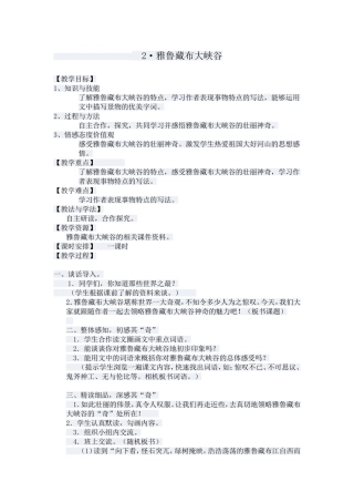 雅鲁藏布大峡谷 