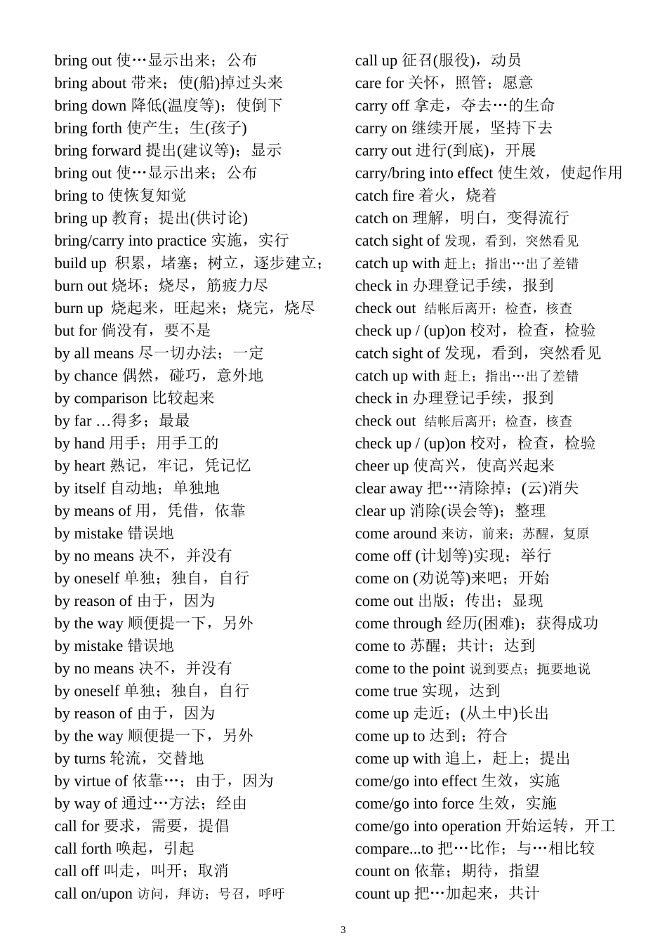 英语词汇、短语_第3页