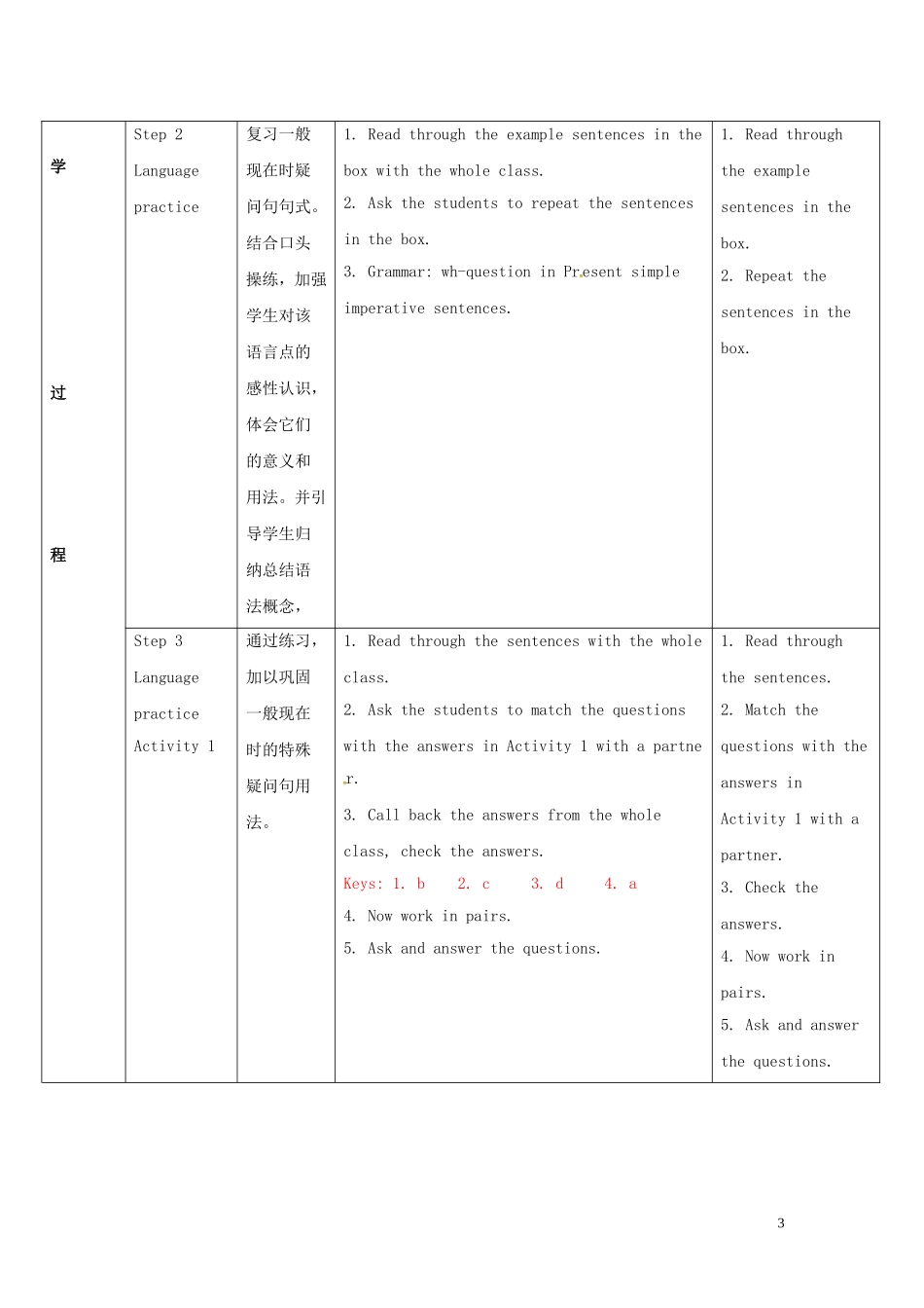 山东省冠县第一中学七年级英语上册Module7ComputersUnit3Languageinuse教案新版外研版_第3页
