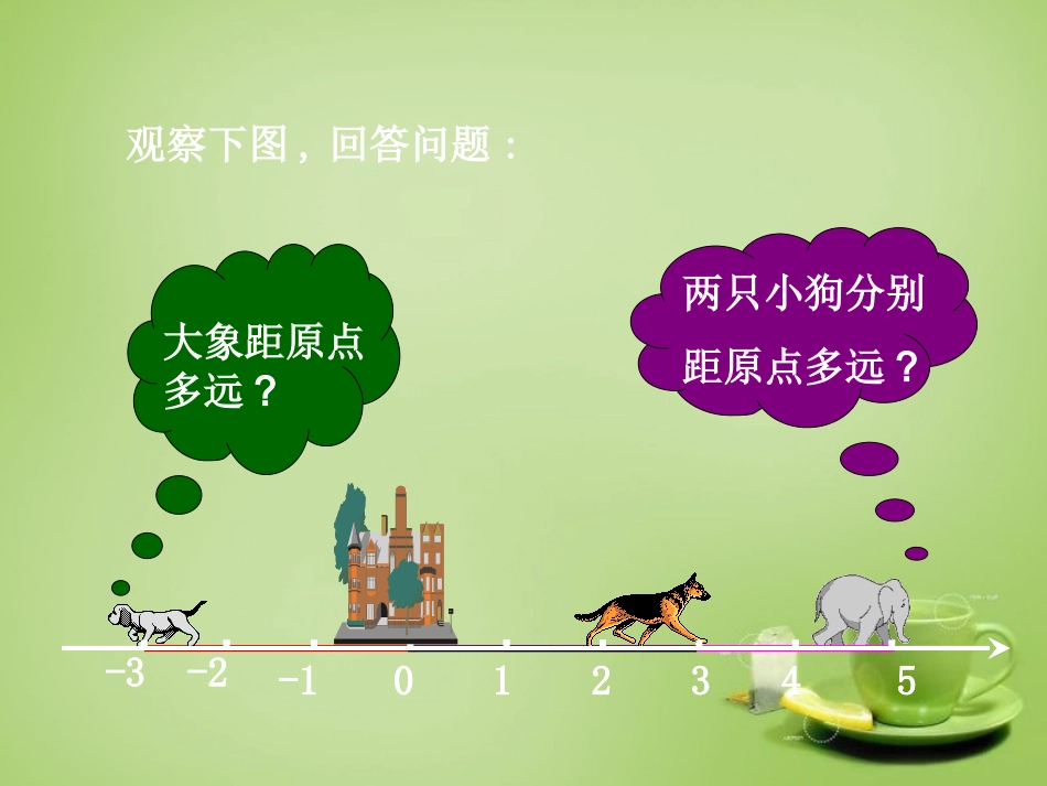 辽宁省灯塔市第二初级中学2015_2016学年七年级数学上册2.3绝对值课件新版北师大版_第3页